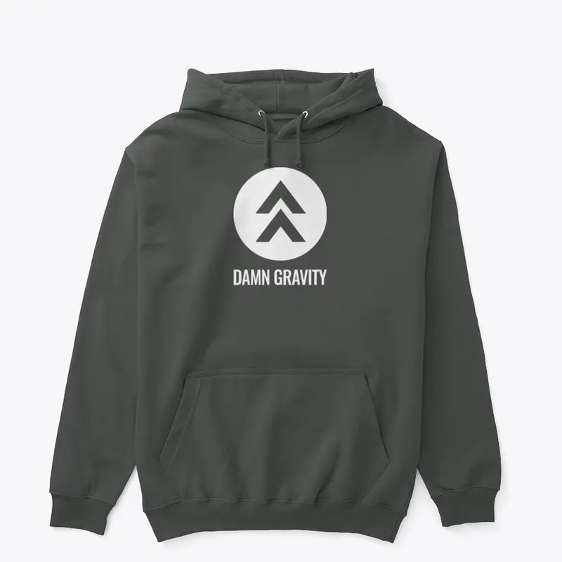 Damn Gravity hoodie - Charcoal